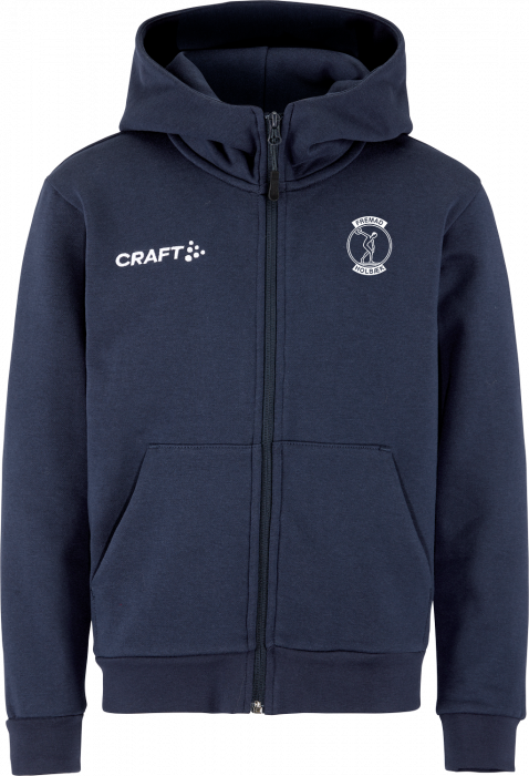 Craft - Fremad Holbæk Full-Zip Hoodie Kids - Marinblå