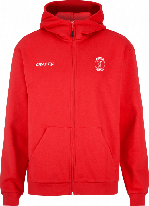 Craft - Fremad Holbæk Full-Zip Hoodie Men - Rojo