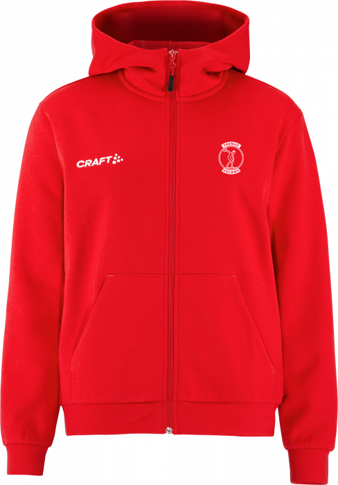 Craft - Fremad Holbæk Full-Zip Hoodie Women - Rojo