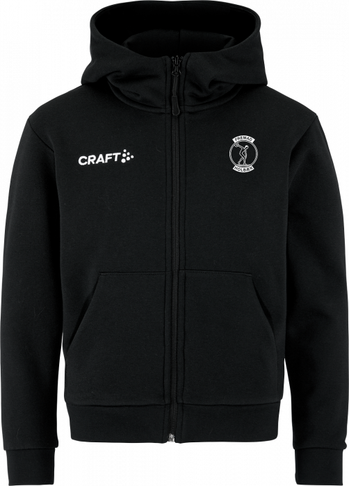 Craft - Fremad Holbæk Full-Zip Hoodie Kids - Negro