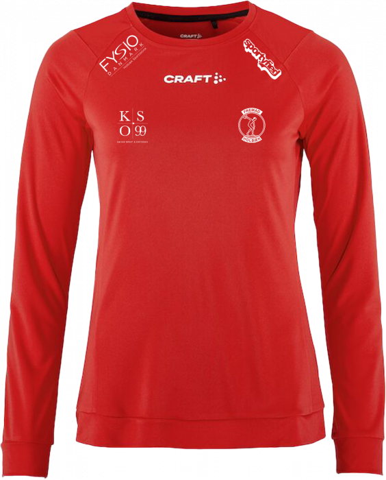 Craft - Fremad Holbæk Longsleeve Running Tee Women - Bright Red