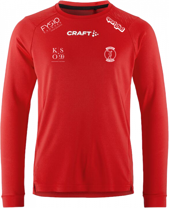 Craft - Fremad Holbæk Ls Running T-Shirt Kids - Bright Red