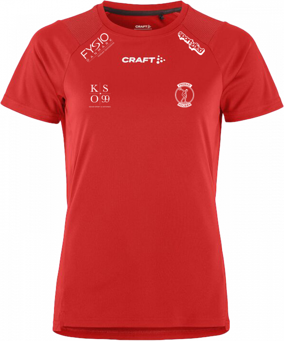 Craft - Fremad Holbæk Running T-Shirt Women - Bright Red