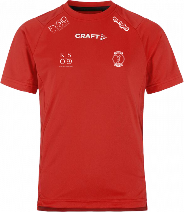 Craft - Fremad Holbæk Running T-Shirt Kids - Bright Red